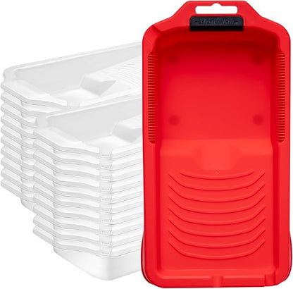 Mister Rui Paint Roller Tray 4 Inch, 21 Pack, Thickened Paint Tray by MisterRui