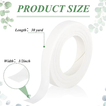 Phinus 9 Rolls Floral Tape, 1/2 Inch x 30 Yard Flower Tape, Bouquet Stem - Image 2