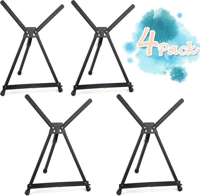 Falling in Art Aluminum 15" to 21" Tabletop Easel Display, Holds Canvas by FallinginArt