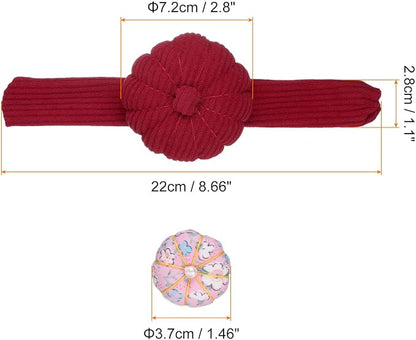HARFINGTON Wrist Pin Cushions, Sewing Needle Pin Cushion Adjustable Strap - Image 2