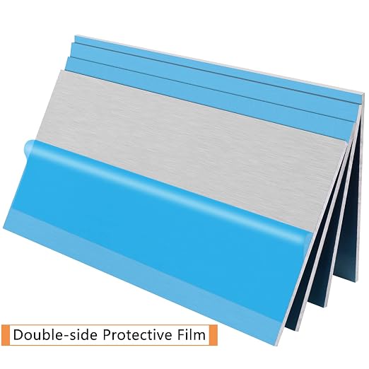 4Pack 6061 T651 Aluminum Sheet Metal 5 x 10 x 1/8 Inch Plain Thin Aluminum - Image 4