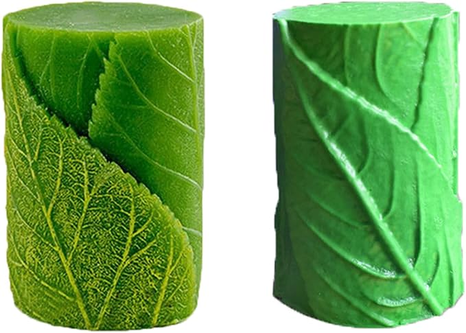 Tree Leaf Candle Mold Silicone Clay Soap Mould - Image 3