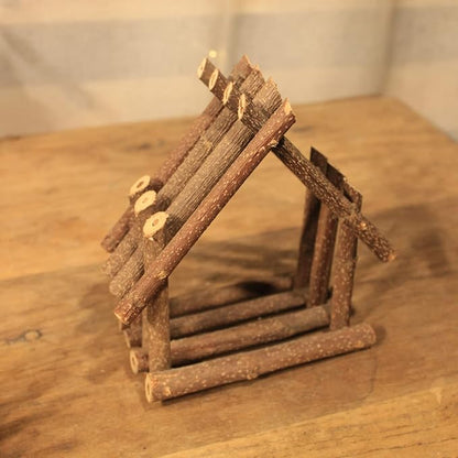 FSWCCK 100 PCS Craft Sticks, 2 Inch Natural Birch Twigs Sticks, Mini Wood Log - Image 3