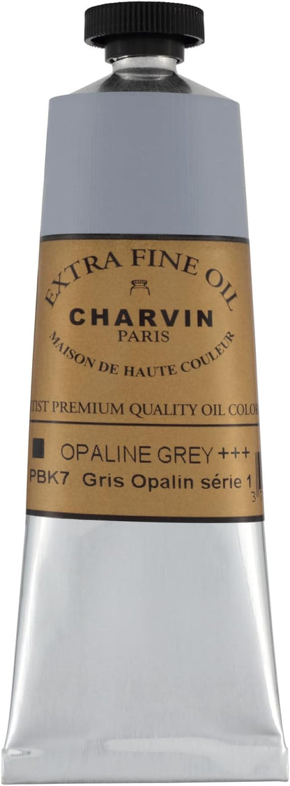 Charvin Extra Fine Oil Paint, Opaline Grey 60 mL - Image 2