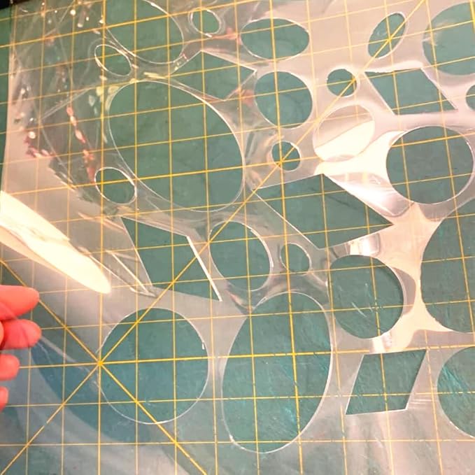 BANLTRE 12 Pack 12" x 16" 6mil/0.15mm Thick Clear Blank Stencil Sheet - Image 4