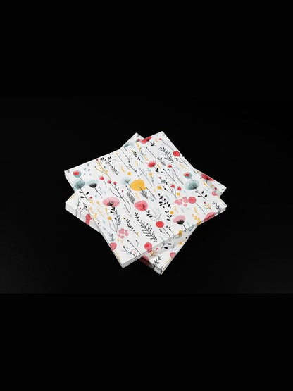 20 pcs Premium Designer Paper Napkins, 3-Ply 6.5x6.5-inches Disposable - Image 12
