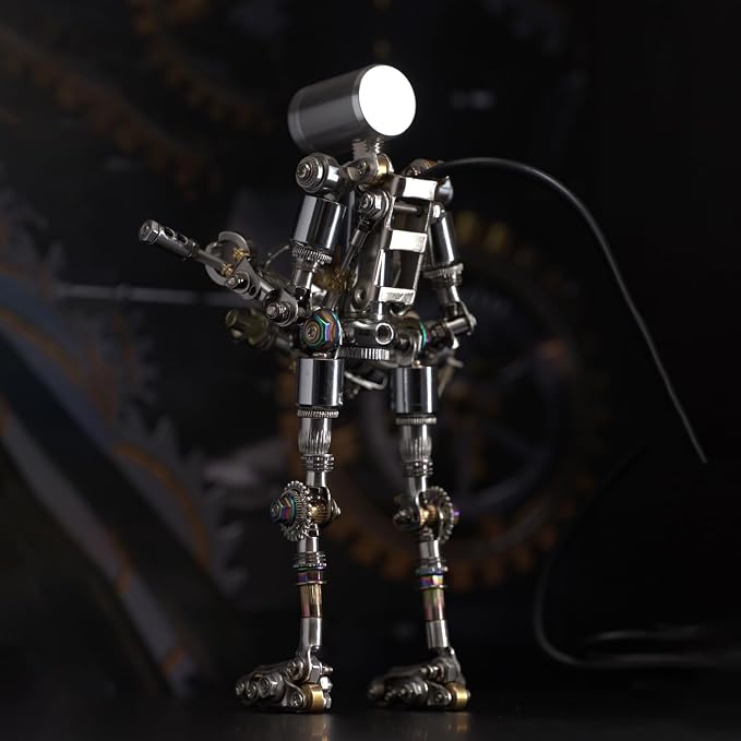 Mostarle Terminator M 3D Metal Puzzle, Arcynix DIY Mechanical Robot Model Kit - Image 6