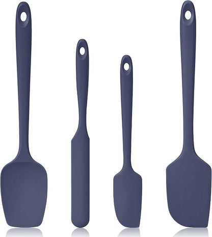 600ºF Heat Resistant Spatulas, High Heat Food Safe Semless Kitchen Silicone by Lilybeam