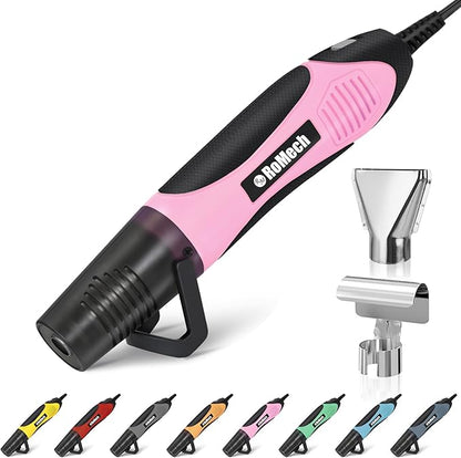 ROMECH 350W Heat Gun with 2 Nozzles, Dual Temp Heat Gun 400°F-660°F, Fast Heat by RoMech