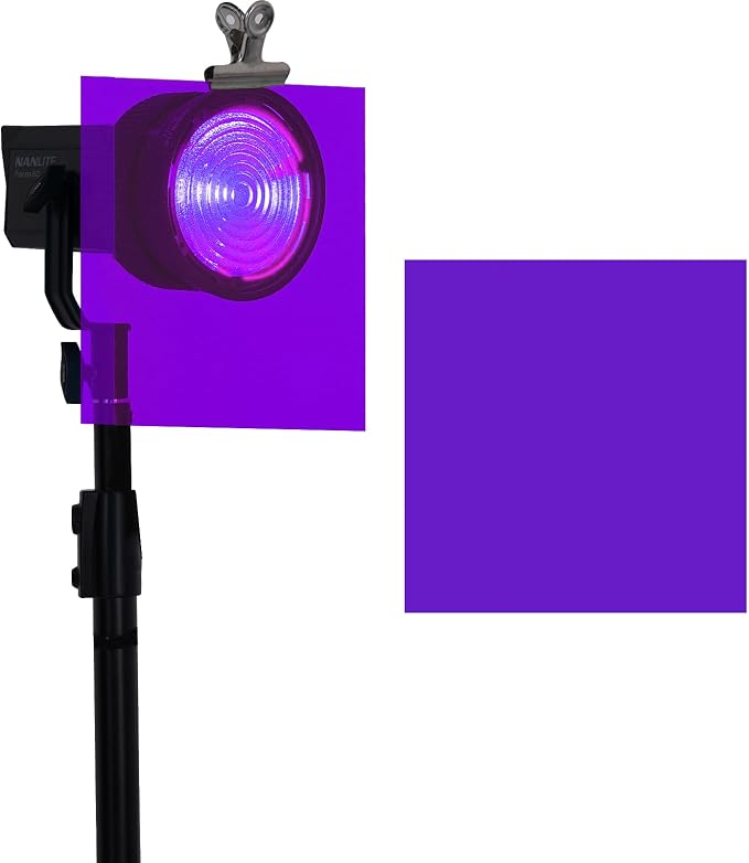 Lystaii 9pcs Halloween Lighting Gel Filter 11.8 x 11.8 Inches Gel Light Filter - Image 4
