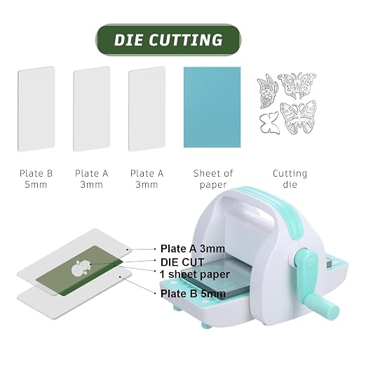 Mini Die Cutting & Embossing Machine by Joelver Maker, 3 Inch Opening, - Image 5