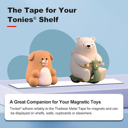 Thaibear Metal Strips Flexible Self Adhesive Ferrous Magnet Tape Roll - Image 6