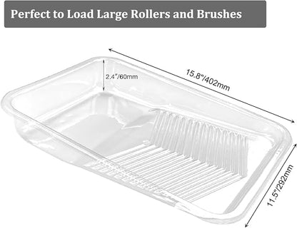 Great Andrew 10 Pcs Paint Tray Liners, Deep Capacity Disposable Paint Tray Liner - Image 2