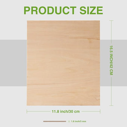 ROBOTIME 6-Pack Basswood Sheets 1/8" - Image 4