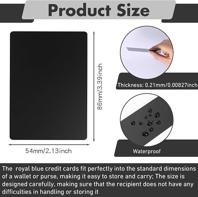 Zonon 200 Pack Engraving Aluminum Plates - Image 2