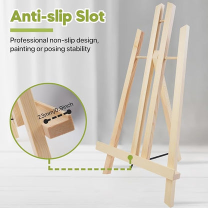 CONDA 8 Pack 16" Tabletop Display Easel, Portable A-Frame Tripod Display Easel - Image 5