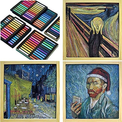 Non Toxic Artist Pastels, Square Soft Pastels Set, Chalks 12/24/36/48 Colors - Image 5
