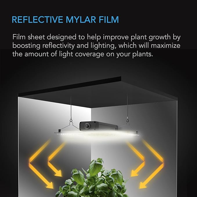 AC Infinity Mylar Film Roll 4' x 100', Reflective PET Foil Sheet, 2 mil Thick - Image 2