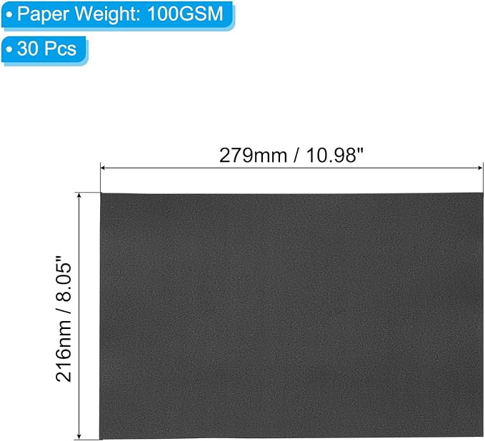 PATIKIL 30 Sheets Vellum Paper 8.5x11inches, Printable Translucent Paper 100GSM - Image 2