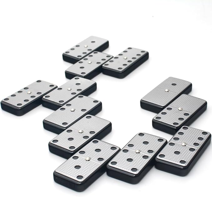 Bucher&Rossini Metal Surface Dominoes Set Double 6 - Image 6