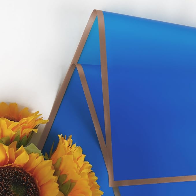FUHITIM 20 Sheets Flower Wrapping Paper - Image 4