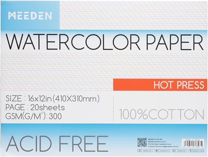 MEEDEN Watercolor Paper Block by MEEDEN