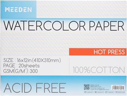 MEEDEN Watercolor Paper Block by MEEDEN