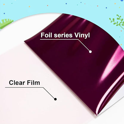 ROFISUESheet MetallicFoil HeatTransferVinyl Metallic Rose, 12Inch*6Ft - Image 3