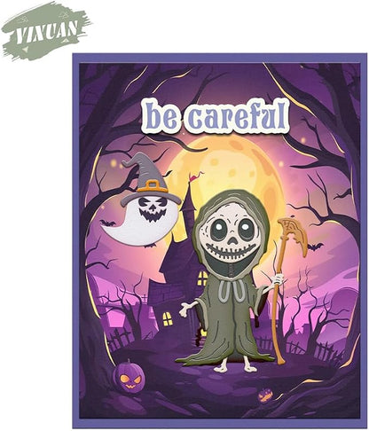 Halloween Clear Silicone stampReusable Stamp - Image 3