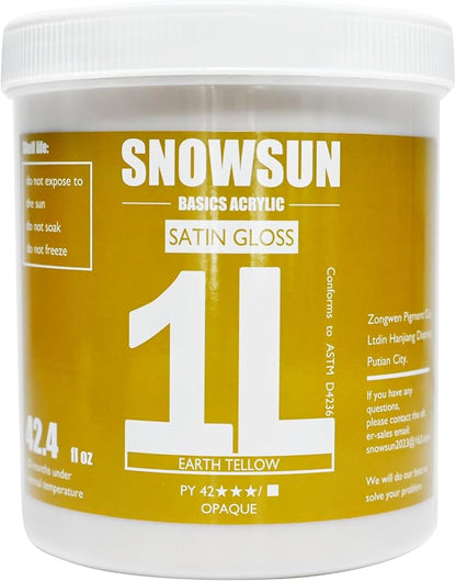 SNOWSUN Acrylic Paints, Large Bulk Heavy Body Acrylic Paint by PainttheLightofInspiration