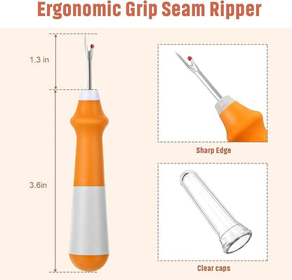 Mudder 5 Pieces Seam Ripper for Sewing Ergonomic Seam Ripper Colorful Large - Image 4