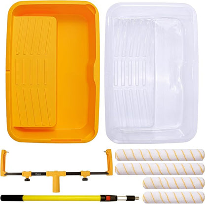Voomey 18" Paint Roller Kit，10Pc Paint Roller Tray - Image 6