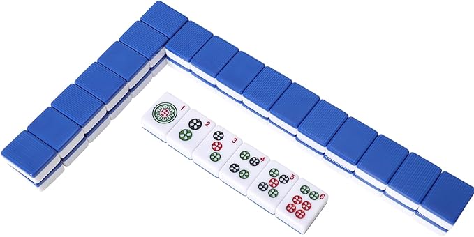 American Mahjong Tile Set with 166 Navy Blue Back Tiles - Image 6