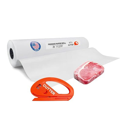 White Freezer Paper 36" x 13200" by IDLPackaging