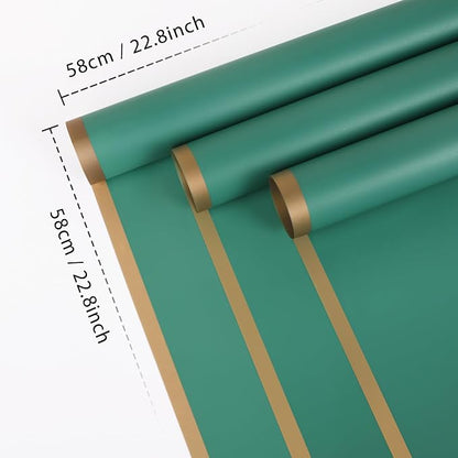FUHITIM 20 Sheets Flower Wrapping Paper - Image 2
