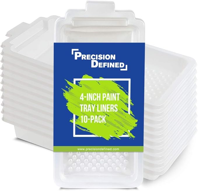 Precision Defined Paint Trays, Paint Roller Trays Liner, Plastic Paint Pan by PrecisionDefined