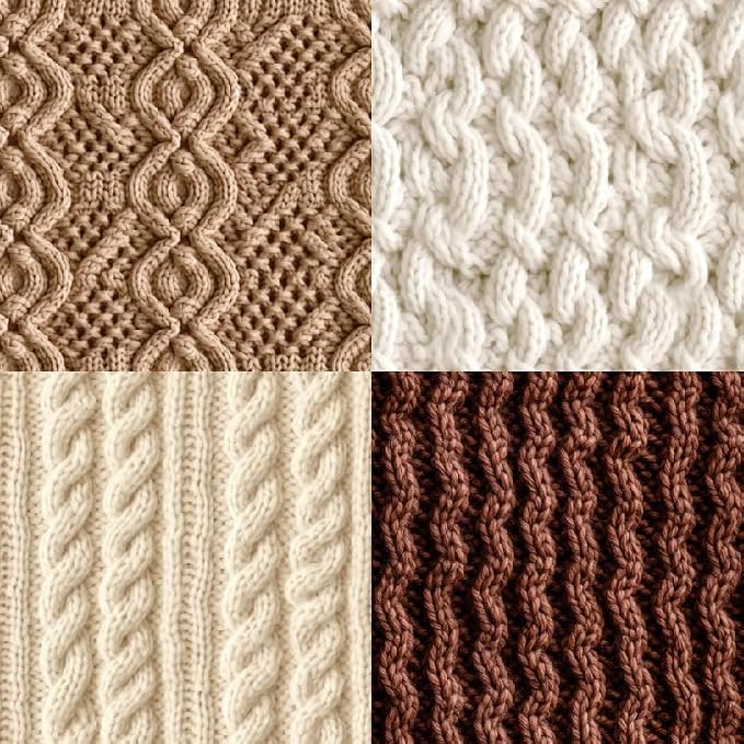 24 Sheets Knitting Wool Decorative Scrapbooking Paper Pad 6x6 Craft Paper - Image 2