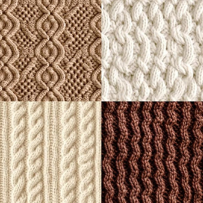 24 Sheets Knitting Wool Decorative Scrapbooking Paper Pad 6x6 Craft Paper - Image 2