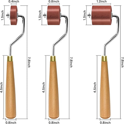 3pcs Rubber Rollers Brayer - Image 2