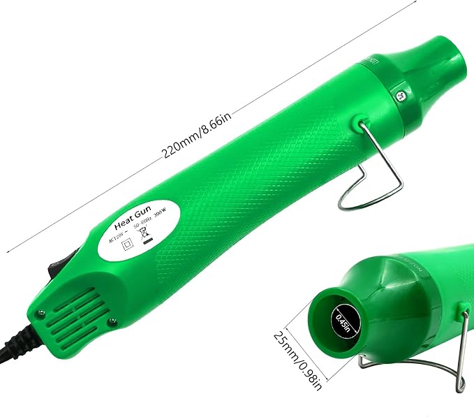 Heat Gun, Mini Hot Air Gun for DIY Crafts Portable Heat Air Gun Tool for - Image 4