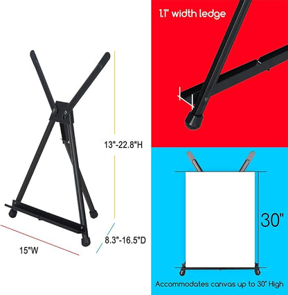 MEEDEN 4pcs Tabletop Easels, Metal Stand - Image 2
