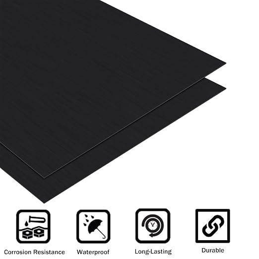 2Pack Anodized Aluminum Sheet 6 x 12 x 1/16 Inch Black Anodized Aluminum Metal - Image 5