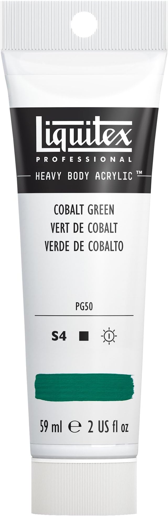 Liquitex Professional Heavy Body Acrylic Paint, 2-oz Tube, Cobalt Green by Liquitex