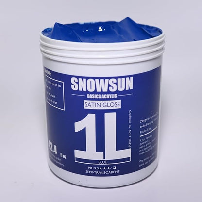 SNOWSUN Blue Acrylic Paints, Large Bulk Heavy Body Acrylic Paint - Image 2