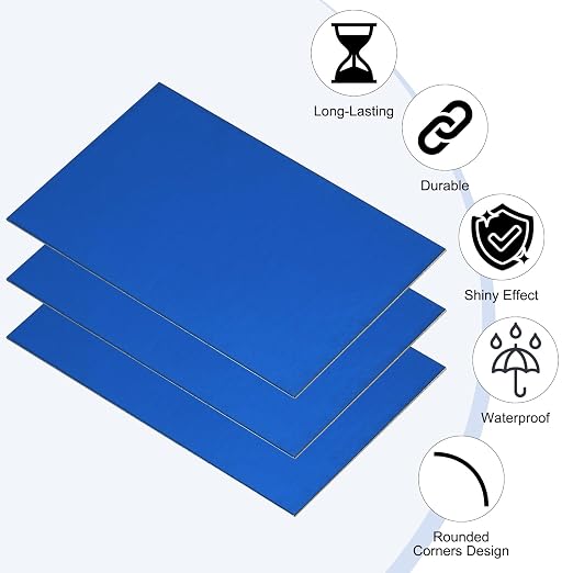 PATIKIL 2.1x3.3 Inch Anodized Aluminum Sheet Metal - Image 3