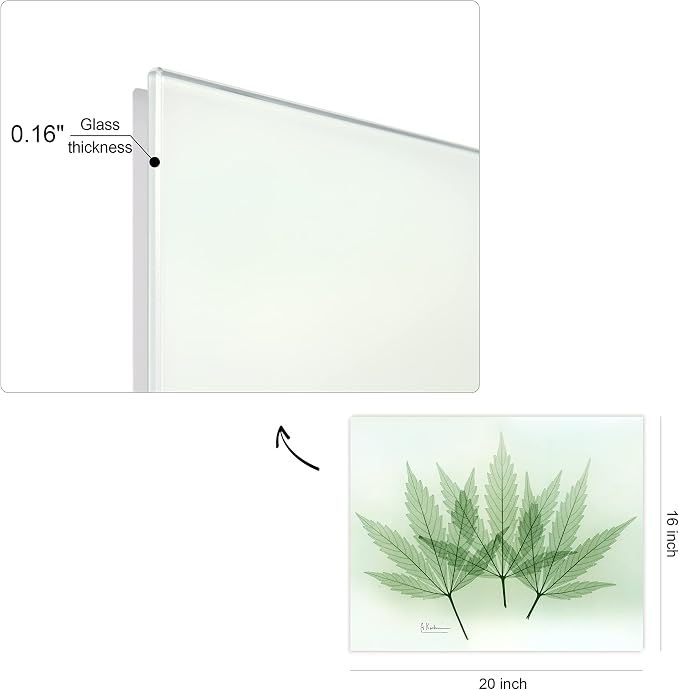 Empire Art Direct Frameless Free Floating Tempered Glass Panel Graphic Wall Art - Image 10
