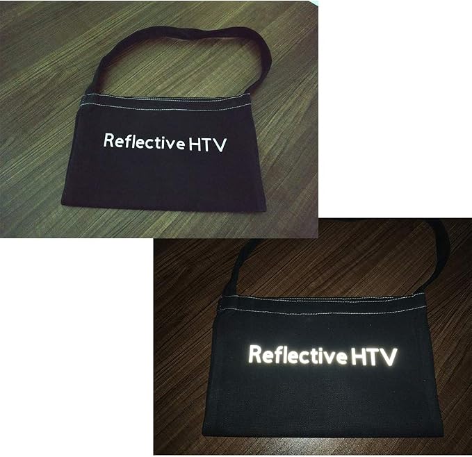 guangyintong Reflective Light Grey Heat Transfer Vinyl HTV Rolls, Light Grey - Image 7