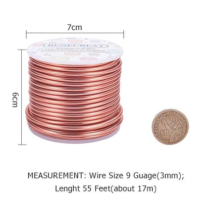 BENECREAT 9 Gauge Aluminum Craft Wire - Image 2