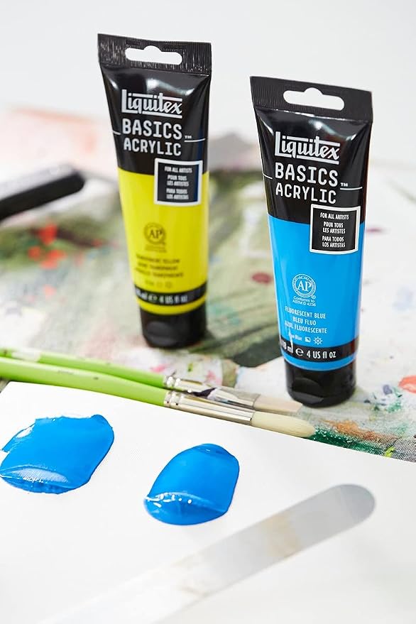 Liquitex BASICS Acrylic Paint, 118ml Tube, Ivory Black - Image 5