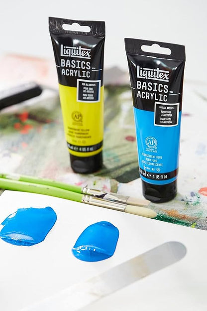 Liquitex BASICS Acrylic Paint, 118ml Tube, Ivory Black - Image 5